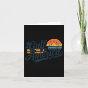 Retro Golf van de VS Amerika EST 2025 Amerikaanse  Kaart