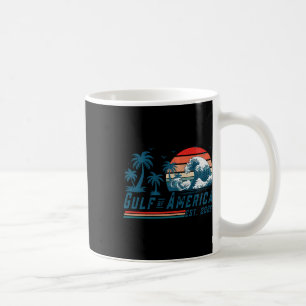 Retro Golf van de VS Amerika EST 2025 Amerikaanse  Koffiemok