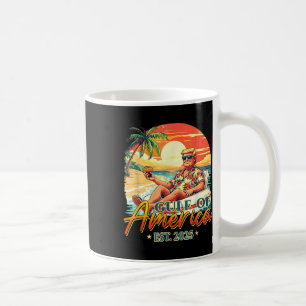 Retro Golf van de VS Amerika EST 2025 Amerikaanse  Koffiemok