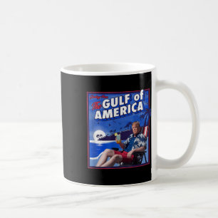 Retro Golf van de VS Amerika EST 2025 Amerikaanse  Koffiemok