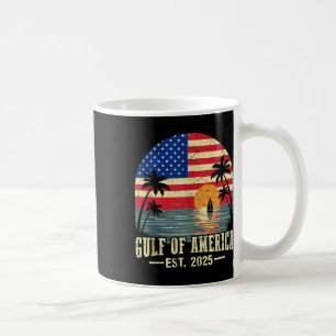 Retro Golf van de VS Amerika EST 2025 Amerikaanse  Koffiemok