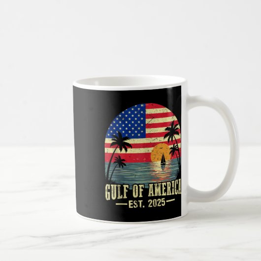 Retro Golf van de VS Amerika EST 2025 Amerikaanse  Koffiemok (Rechts)