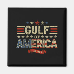 Retro Golf Van De VS Amerika Est 2025 Amerikaanse  Magneet