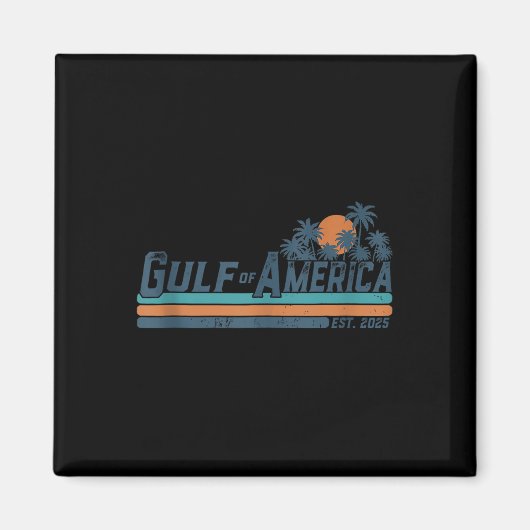Retro Golf van de VS Amerika EST 2025 Amerikaanse Magneet (Voorkant)