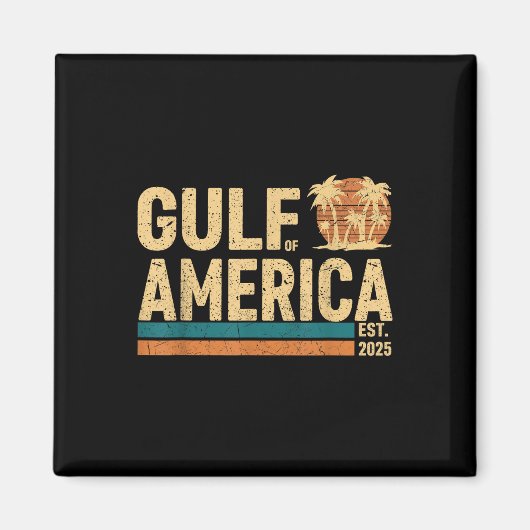 Retro Golf van de VS Amerika EST 2025 Amerikaanse Magneet (Voorkant)