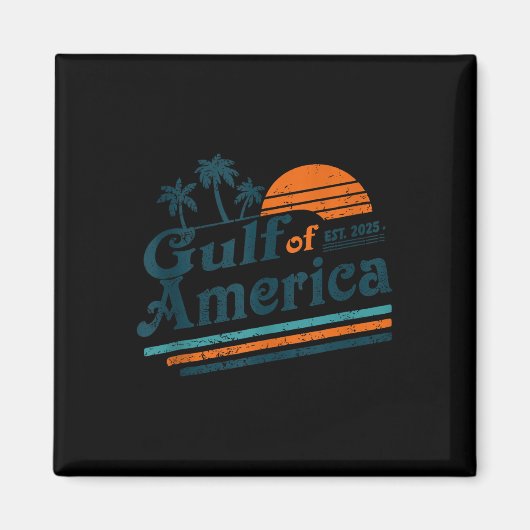 Retro Golf van de VS Amerika EST 2025 Amerikaanse Magneet (Voorkant)