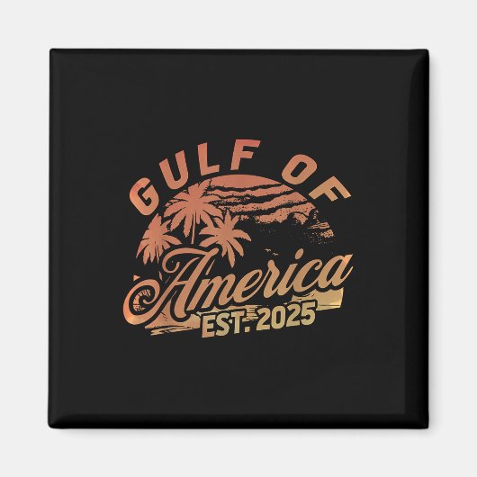 Retro Golf van de VS Amerika EST 2025 Amerikaanse Magneet (Voorkant)
