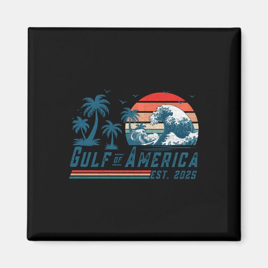 Retro Golf van de VS Amerika EST 2025 Amerikaanse Magneet (Voorkant)