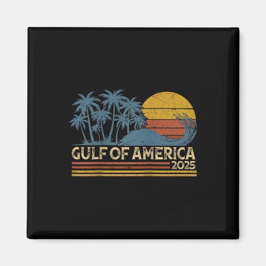 Retro Golf van de VS Amerika EST 2025 Amerikaanse Magneet (Voorkant)