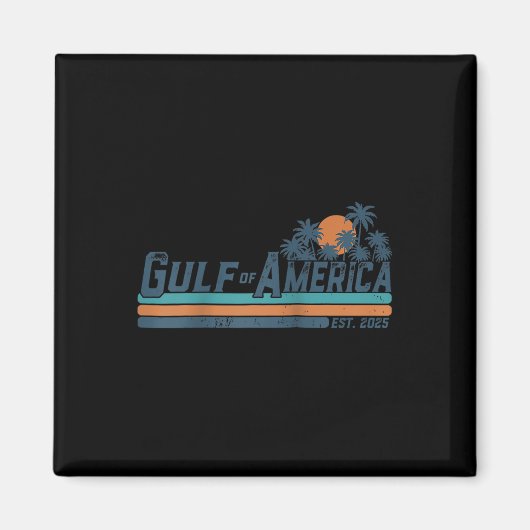 Retro Golf van de VS Amerika EST 2025 Amerikaanse Magneet (Voorkant)