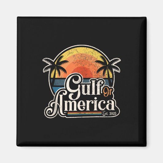 Retro Golf van de VS Amerika EST 2025 Amerikaanse  Magneet (Voorkant)