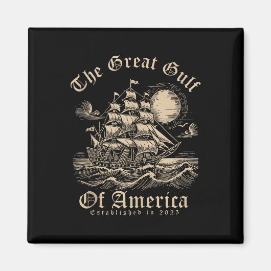 Retro Golf van de VS Amerika EST 2025 Amerikaanse Magneet (Voorkant)