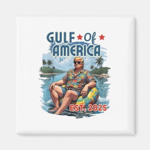 Retro Golf van de VS Amerika EST 2025 Amerikaanse  Magneet
