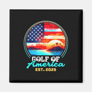 Retro Golf van de VS Amerika EST 2025 Amerikaanse Magneet