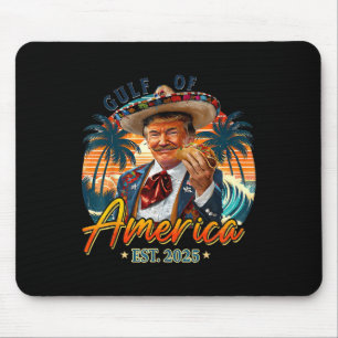 Retro Golf van de VS Amerika EST 2025 Amerikaanse  Muismat
