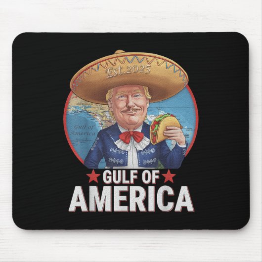 Retro Golf van de VS Amerika EST 2025 Amerikaanse Muismat (Voorkant)