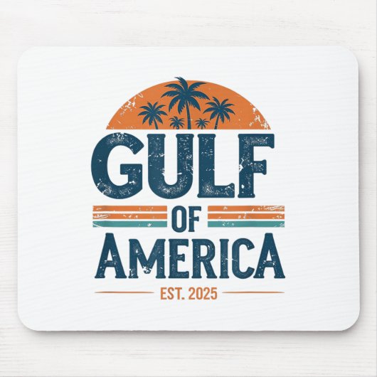 Retro Golf van de VS Amerika EST 2025 Amerikaanse  Muismat (Voorkant)