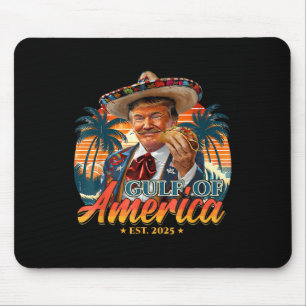 Retro Golf van de VS Amerika EST 2025 Amerikaanse  Muismat