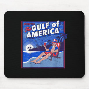 Retro Golf van de VS Amerika EST 2025 Amerikaanse  Muismat