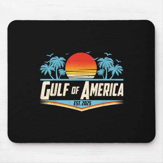 Retro Golf van de VS Amerika EST 2025 Amerikaanse  Muismat (Voorkant)