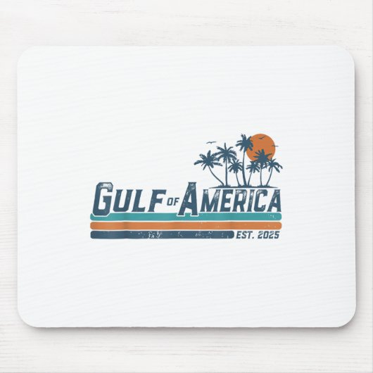 Retro Golf van de VS Amerika EST 2025 Amerikaanse Muismat (Voorkant)
