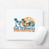Retro Golf van de VS Amerika EST 2025 Amerikaanse Muismat (Met muis)