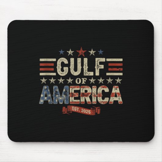 Retro Golf van de VS Amerika EST 2025 Amerikaanse Muismat (Voorkant)