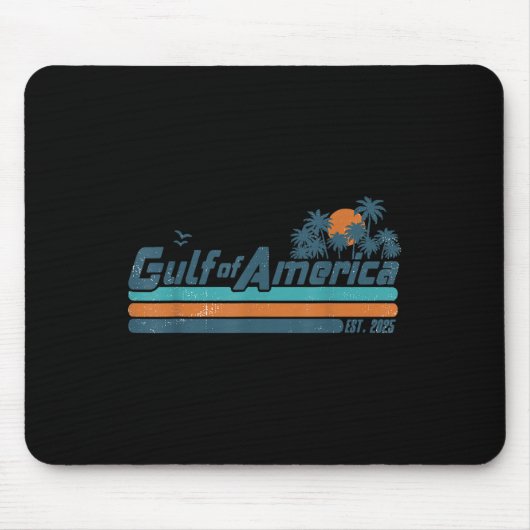 Retro Golf van de VS Amerika EST 2025 Amerikaanse Muismat (Voorkant)