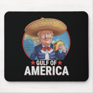 Retro Golf van de VS Amerika EST 2025 Amerikaanse  Muismat