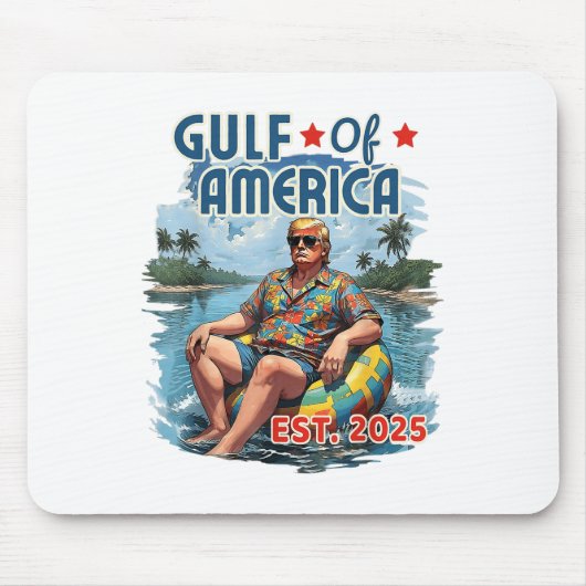 Retro Golf van de VS Amerika EST 2025 Amerikaanse Muismat (Voorkant)