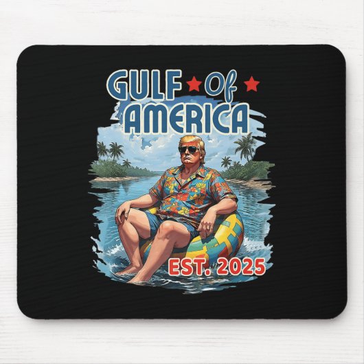 Retro Golf van de VS Amerika EST 2025 Amerikaanse Muismat (Voorkant)