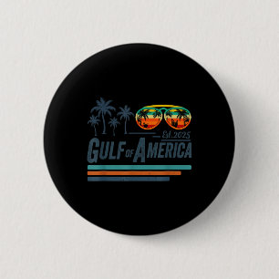 Retro Golf van de VS Amerika EST 2025 Amerikaanse  Ronde Button 5,7 Cm