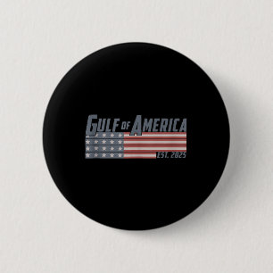 Retro Golf van de VS Amerika EST 2025 Amerikaanse  Ronde Button 5,7 Cm