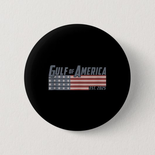 Retro Golf van de VS Amerika EST 2025 Amerikaanse Ronde Button 5,7 Cm (Voorkant)