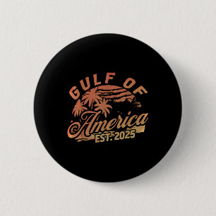 Retro Golf van de VS Amerika EST 2025 Amerikaanse  Ronde Button 5,7 Cm