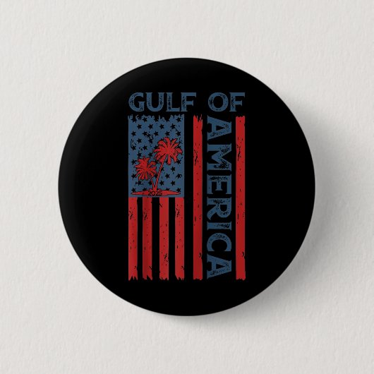 Retro Golf van de VS Amerika EST 2025 Amerikaanse Ronde Button 5,7 Cm (Voorkant)
