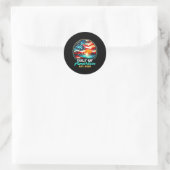 Retro Golf van de VS Amerika EST 2025 Amerikaanse Ronde Sticker (Tas)