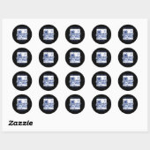 Retro Golf van de VS Amerika EST 2025 Amerikaanse Ronde Sticker (Vel)
