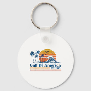 Retro Golf van de VS Amerika EST 2025 Amerikaanse Sleutelhanger