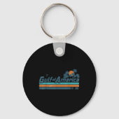 Retro Golf van de VS Amerika EST 2025 Amerikaanse  Sleutelhanger (Voorkant)