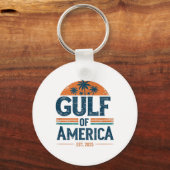 Retro Golf van de VS Amerika EST 2025 Amerikaanse  Sleutelhanger (Voorkant)