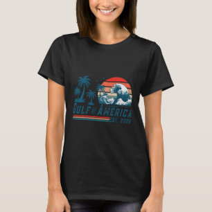 Retro Golf van de VS Amerika EST 2025 Amerikaanse T-shirt