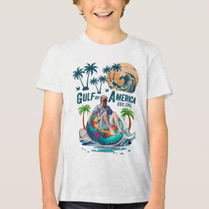 Retro Golf van de VS Amerika EST 2025 Amerikaanse Tri-Blend Shirt