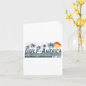 Retro Golf van de VS Amerika EST 2025 Golf Mexico Kaart (Gele Bloem)