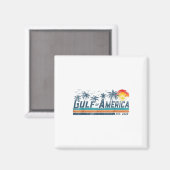 Retro Golf van de VS Amerika EST 2025 Golf Mexico Magneet (Voorkant / Achterkant)
