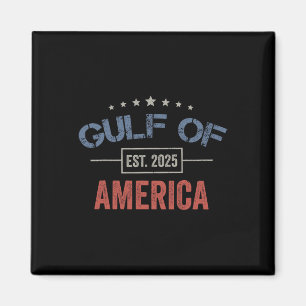 Retro Golf van de VS Amerika EST 2025 Golf Mexico  Magneet