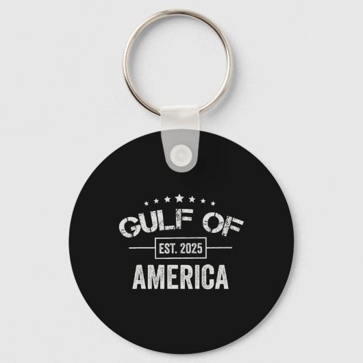 Retro Golf van de VS Amerika EST 2025 Golf Mexico Sleutelhanger (Voorkant)