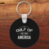 Retro Golf van de VS Amerika EST 2025 Golf Mexico Sleutelhanger (Voorkant)