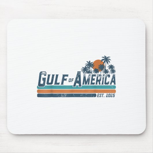 Retro Golf van de VS Amerika EST 2025 Golf van Mex Muismat (Voorkant)