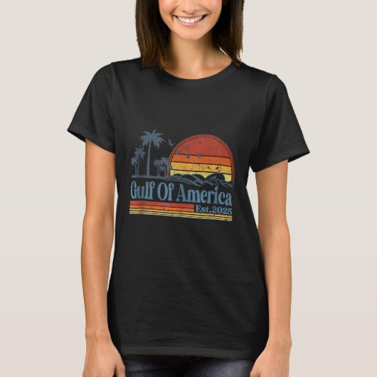 Retro Golf van de VS Amerika EST 2025 Tanktop (Voorkant)